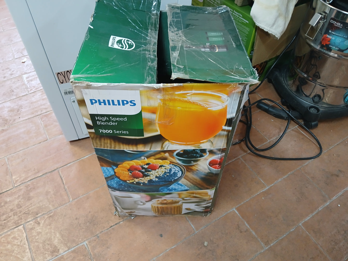 Philips Flip&Juice Frullatore ad alta velocità Serie 7000 con modulo spremiagrumi,(usato)