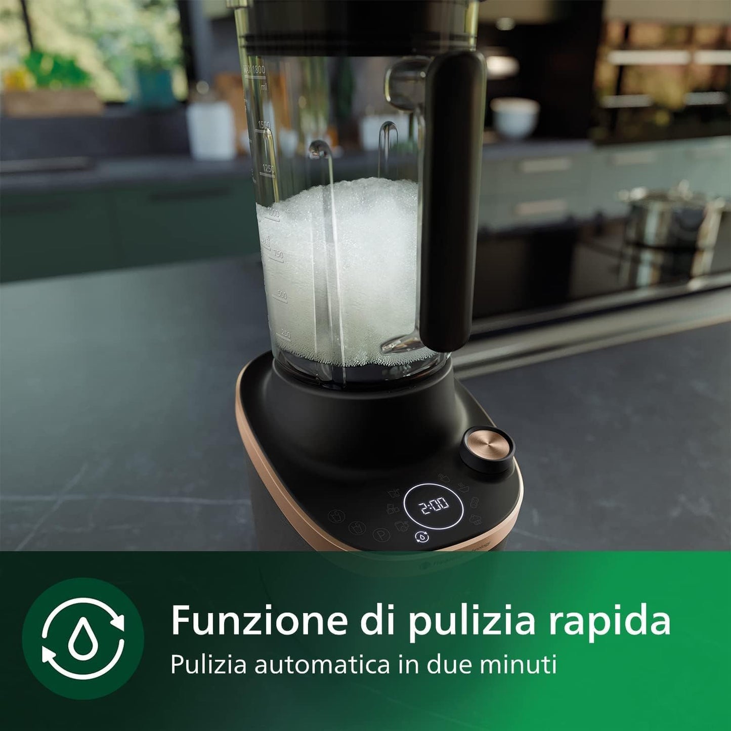 Philips Flip&Juice Frullatore ad alta velocità Serie 7000 con modulo spremiagrumi,(usato)