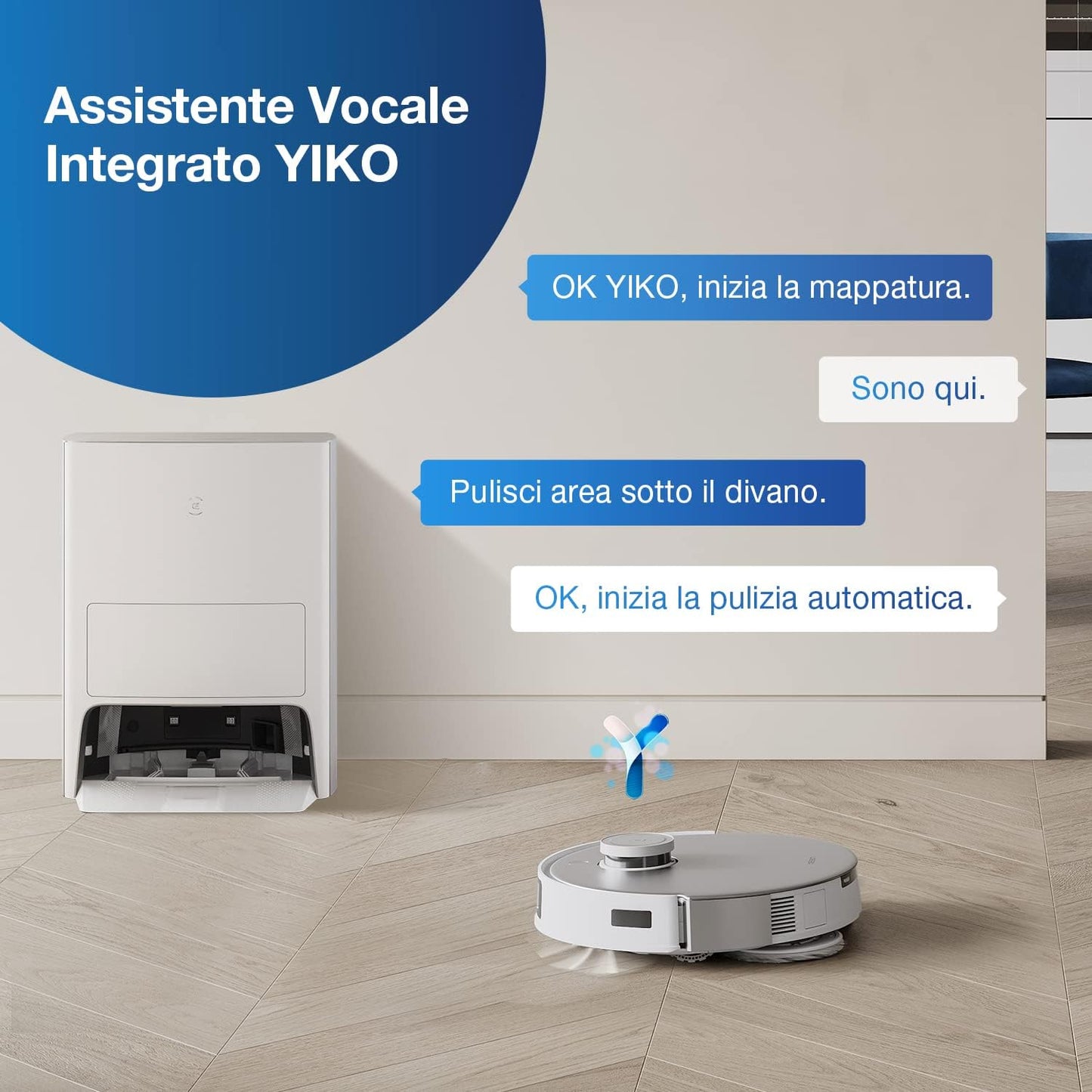 ECOVACS DEEBOT T20 OMNI Robot Aspirapolvere (usato)