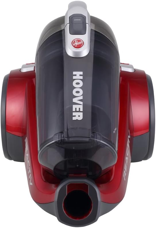 Hoover REACTIV RC81_RC25011 Aspirapolvere a Traino Senza Sacco, 800W, 2 Litri, 75 dBA, Ciclonico, Filtro Epa, Spazzola Parquet, Mini Turbo Spazzola, Rosso USATO/pari al nuovo